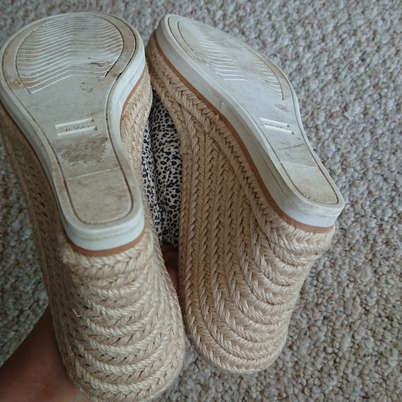 Toms Monica Espadrille Wedges Sandals size 7.5 - Picture 7 of 14